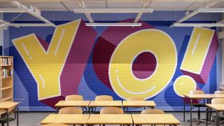 Martsarin lukion seinämaalaus